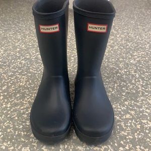 Hunter navy rain boots US size 13B